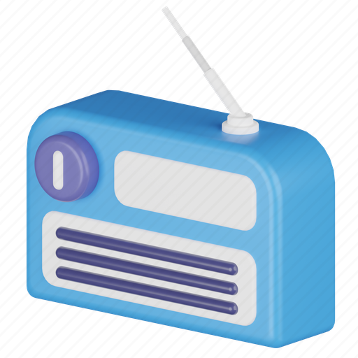 Retro-radio, fm radio, radio set, audio, antenna, device, communication icon - Download on Iconfinder
