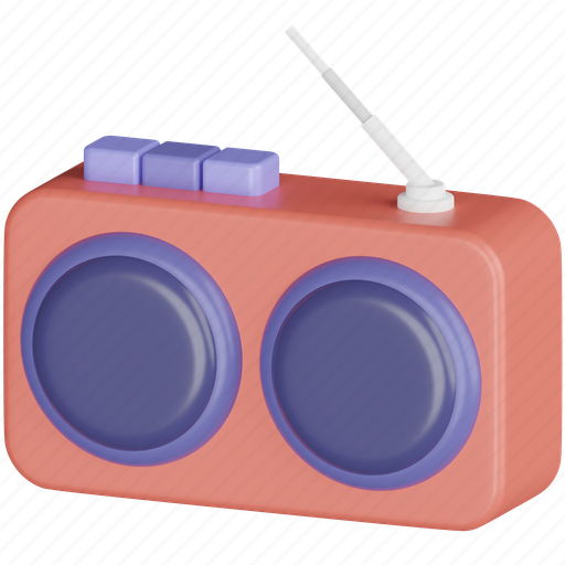 Fm radio, radio set, audio, antenna, device, communication, radio icon - Download on Iconfinder