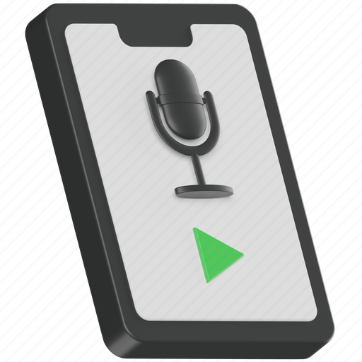 Smartphone radio, mobile recording, phone recording, radio, podcast, broadcast, recording icon - Download on Iconfinder