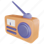 vintage-radio, radio set, fm radio, audio, antenna, device, communication 