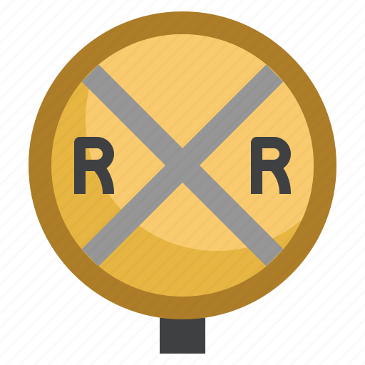 Flashing, railroad, signals, road, crossing, train icon - Download on Iconfinder
