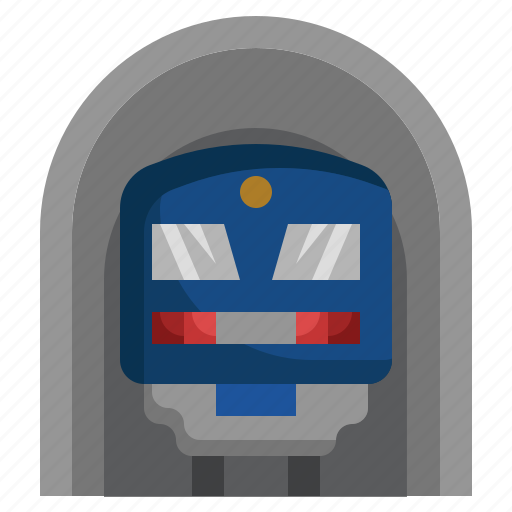 Tunnel, train, transportation, rails, architecture, city icon - Download on Iconfinder