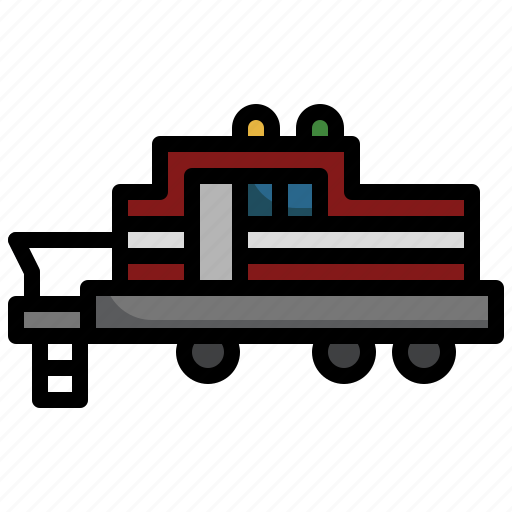 Locomotive, train, steam, railroad, transport icon - Download on Iconfinder