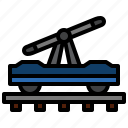 railroad, handcar, transport, vehicle, retro, train