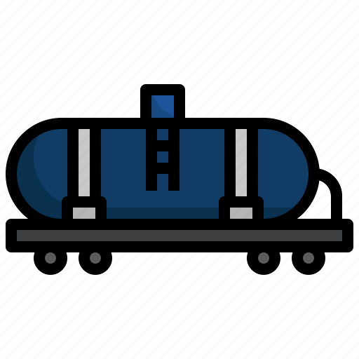 Tanker, train, oil, tank, wagon, transportation, transport icon - Download on Iconfinder