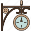 clock, time, hour, train, station 