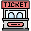 ticket, office, box, booth, stand, tickets