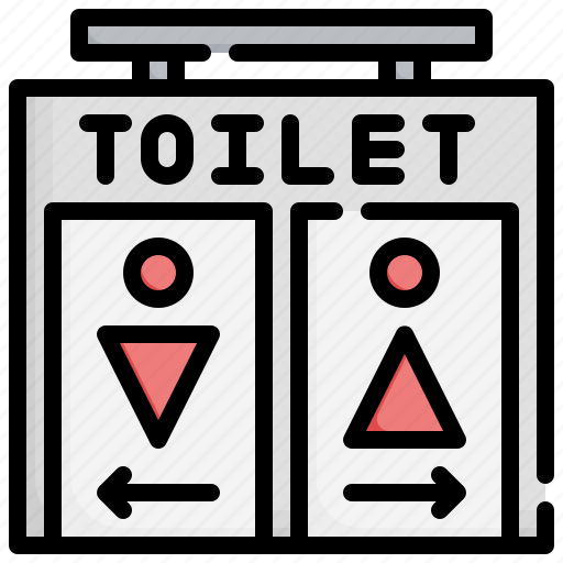 Toilet, signs, wc, water, closet, signaling, signal icon - Download on Iconfinder