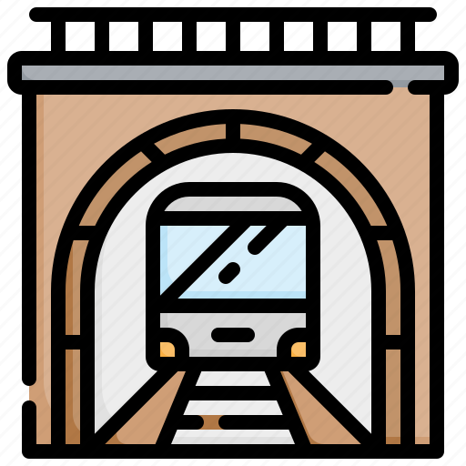 Tunnel, passage, street, train, architecture icon - Download on Iconfinder