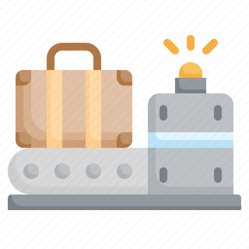 Baggage, conveyor, band, travelers, industry icon - Download on Iconfinder