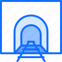 tunnel, railway, station, train, metro, transport