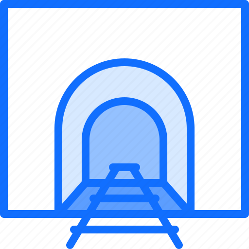 Tunnel, railway, station, train, metro, transport icon - Download on Iconfinder