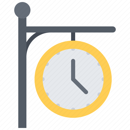 Time, clock, railway, station, train, metro, transport icon - Download on Iconfinder