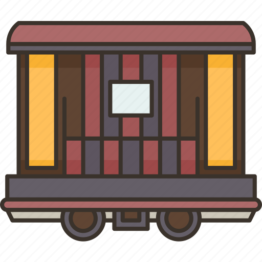 Trailer, rail, trolley, transport, goods icon - Download on Iconfinder