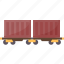 freight, car, train, rail, cargo 