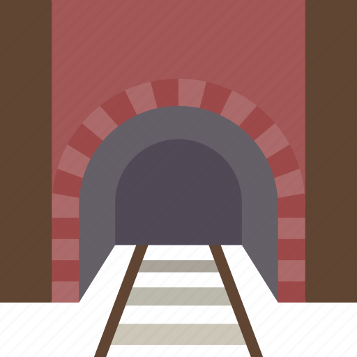 Tunnel, railroad, train, transportation, travel icon - Download on Iconfinder