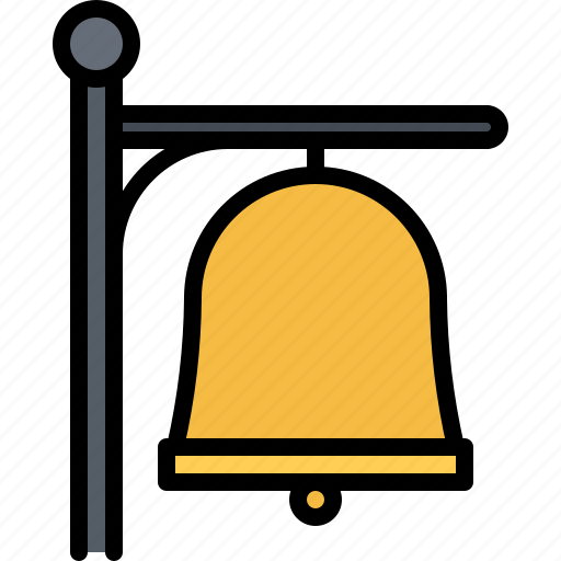 Bell, railway, station, train, metro, transport icon - Download on Iconfinder