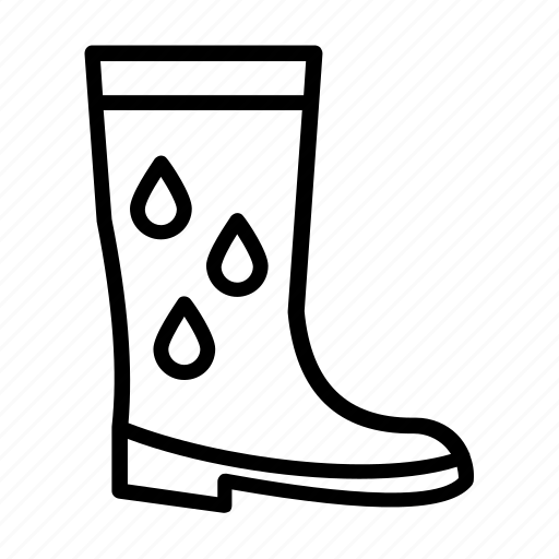 Boots, footwear, rain, shoes, water icon - Download on Iconfinder