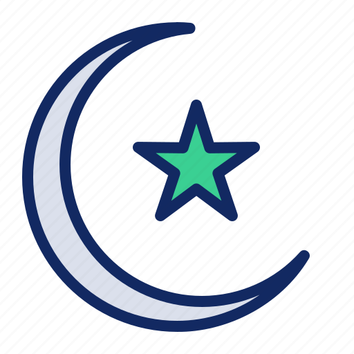 Crescent, moon, ramadan, star icon - Download on Iconfinder