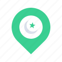location, mosque, pin, ramadan