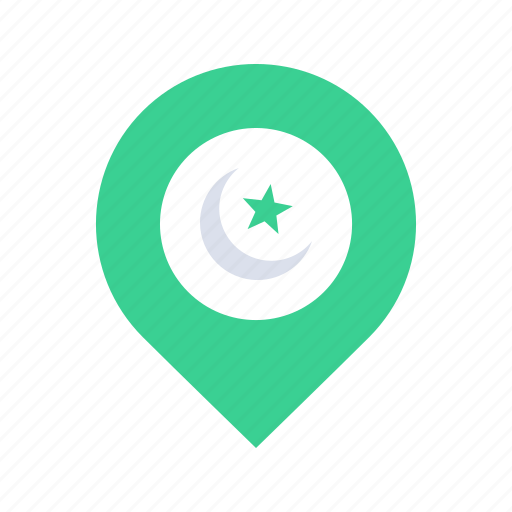 Location, mosque, pin, ramadan icon - Download on Iconfinder