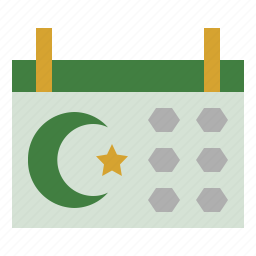 Eid mubarak, islamic, muslim, calendar, ramadan icon - Download on Iconfinder