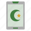 phone, application, cellular, alert, islamic 