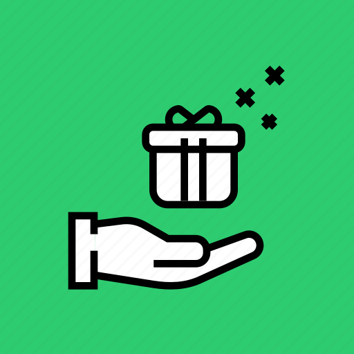 Celebration, gift, present, receive icon - Download on Iconfinder