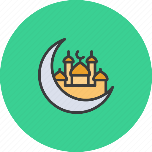 Crescent, mosque, prayer, ramadan icon - Download on Iconfinder