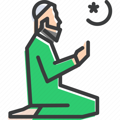 Islam, prayer, ramadan, salat, muslim, religion, pray icon - Download on Iconfinder