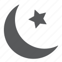 arabic, crescent, islam, islamic, moon, star