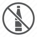 alcohol, drink, forbidden, no, prohibited, warning