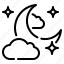 night, sky 