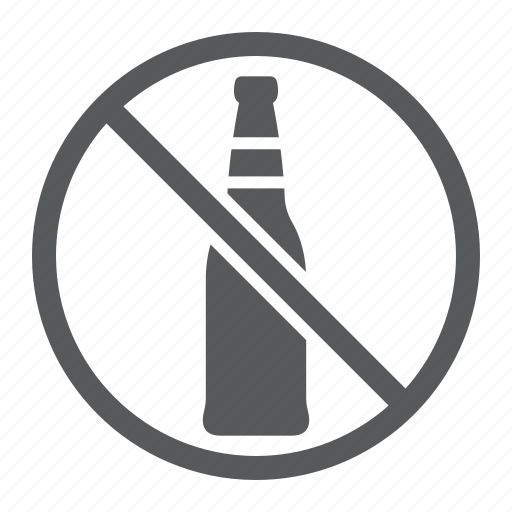 Alcohol, circle, drink, forbidden, no, prohibited icon - Download on Iconfinder