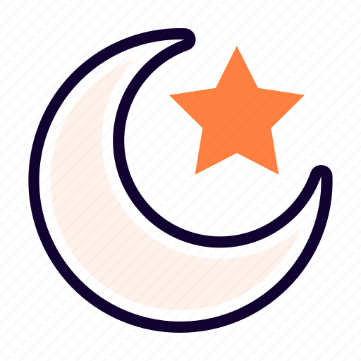 Night, ramadan, laylatul qadr, islam, moon, religion, arabic icon - Download on Iconfinder