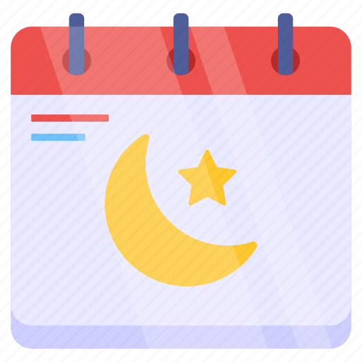 Eid calendar, daybook, eid reminder, schedule, planner icon - Download on Iconfinder