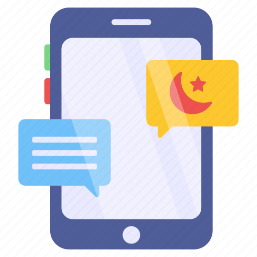 Eid chat, eid message, communication, conversation, discussion icon - Download on Iconfinder