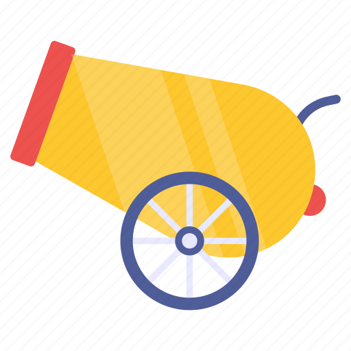 Cannon, artillery, field gun, bombard, weapon icon - Download on Iconfinder