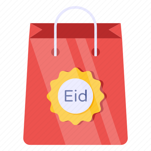 Eid shopping, handbag, tote, jute, shopping bag icon - Download on Iconfinder