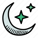 crescent, moon, ramadan, star