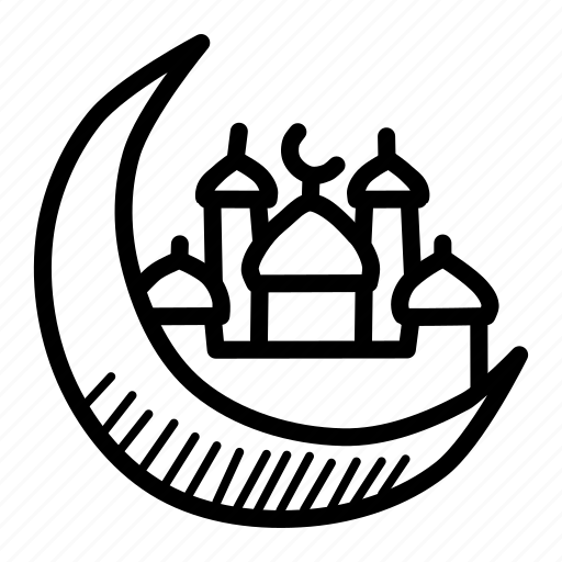 Crescent, islam, moon, prayer icon - Download on Iconfinder