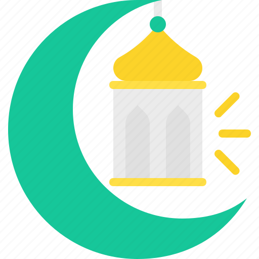 Eid, moon, lantern, ramadan, islamic, light, lamp icon - Download on Iconfinder