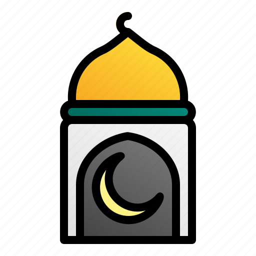 Ramadan, muslim, culture, eid, mosque, night, crescent icon - Download on Iconfinder