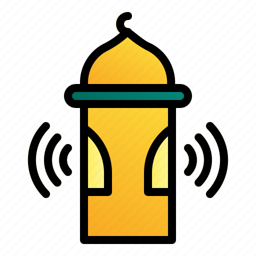 Ramadan, muslim, culture, eid, mosque, tower, adzan icon - Download on Iconfinder