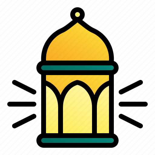 Ramadan, muslim, culture, eid, mosque, tower, lamp icon - Download on Iconfinder