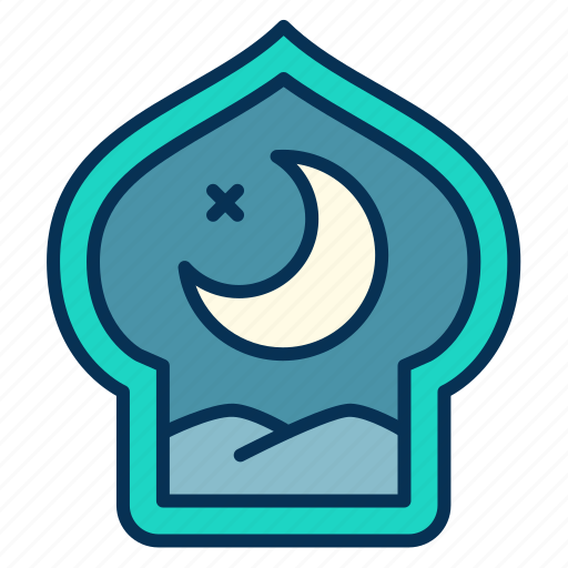 Night, ramadan, islam, moon icon - Download on Iconfinder