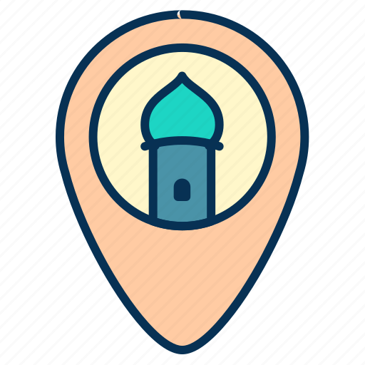 Location, mosque, praying, call icon - Download on Iconfinder