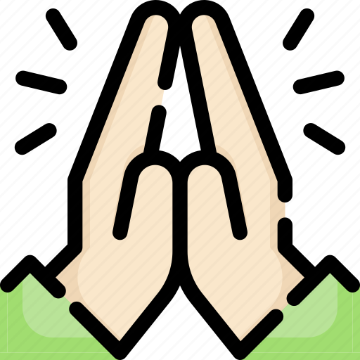Hand, indian, meditation, namaste, pray, prayer, thank icon - Download on Iconfinder