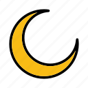 moon, crescent moon, ramadan, night, religion, forecast