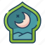 night, ramadan, islam, moon 